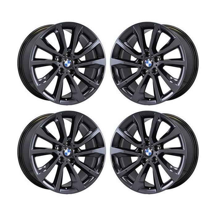 BMW X6 Wheel Rim PVD Black Chrome 86260 (F) Stock Factory OEM Replacement