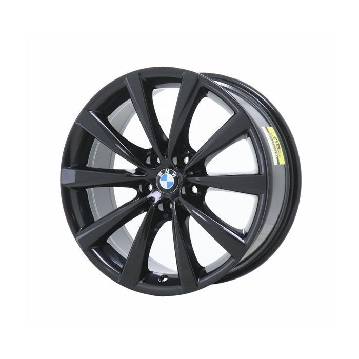 BMW 640i Wheel Rim Gloss Black 86272 Stock Factory OEM Replacement