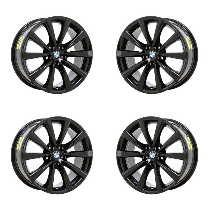 BMW 640i Exchange Wheels Set of 4-Exchange Rims Set of 4 Gloss Black 86272