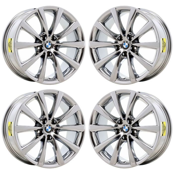 BMW 640i Wheel Rim PVD Bright Chrome 86272 Stock Factory OEM Replacement