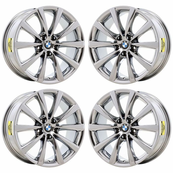 BMW 640i Wheel Rim PVD Bright Chrome 86272 Stock Factory OEM Replacement