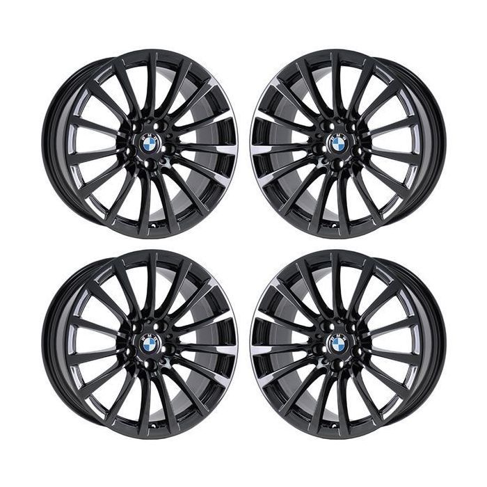 BMW 530i Wheel Rim PVD Black Chrome 86274 Stock Factory OEM Replacement