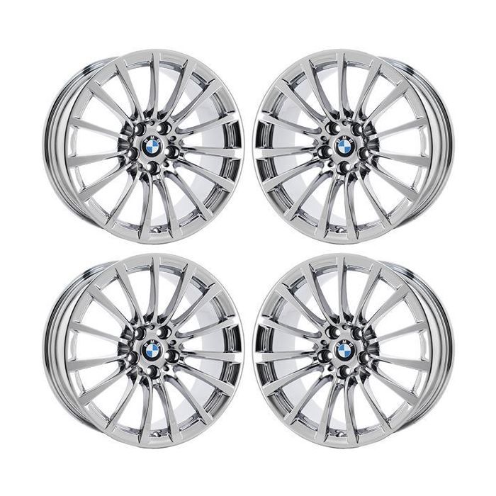 BMW 530i Wheel Rim PVD Bright Chrome 86274 Stock Factory OEM Replacement