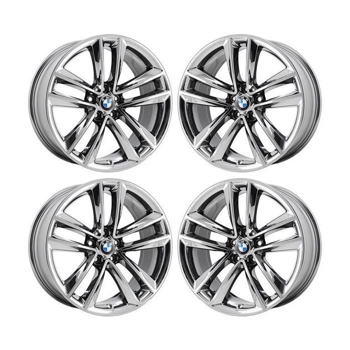 BMW 640i Wheel Rim PVD Bright Chrome 86276 Stock Factory OEM Replacement