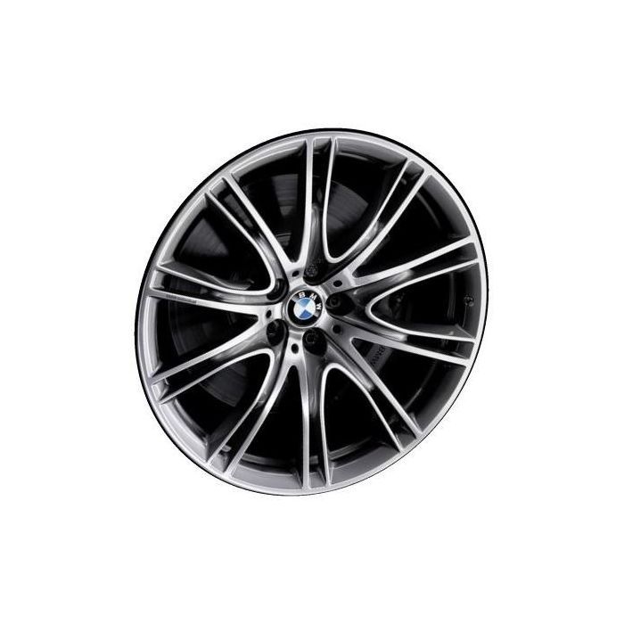 BMW 640i Wheel Rim Machined Grey 86286 (R) Stock Factory OEM Replacement
