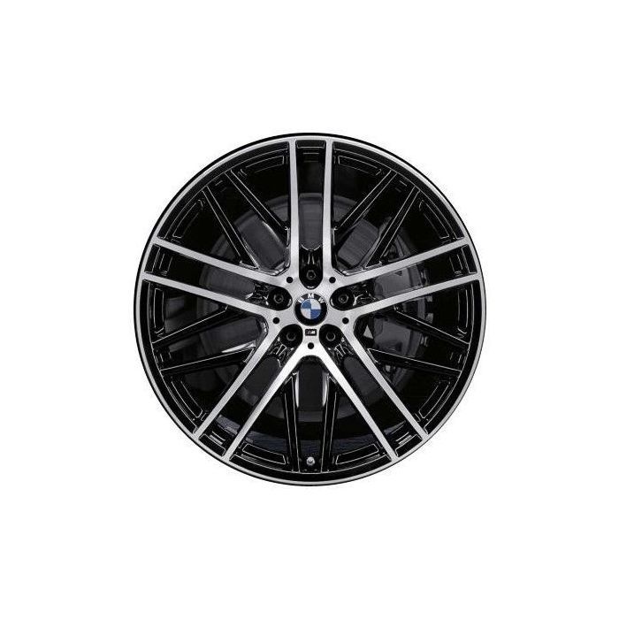BMW 640i Wheel Rim Machined Black 86292 Stock Factory OEM Replacement