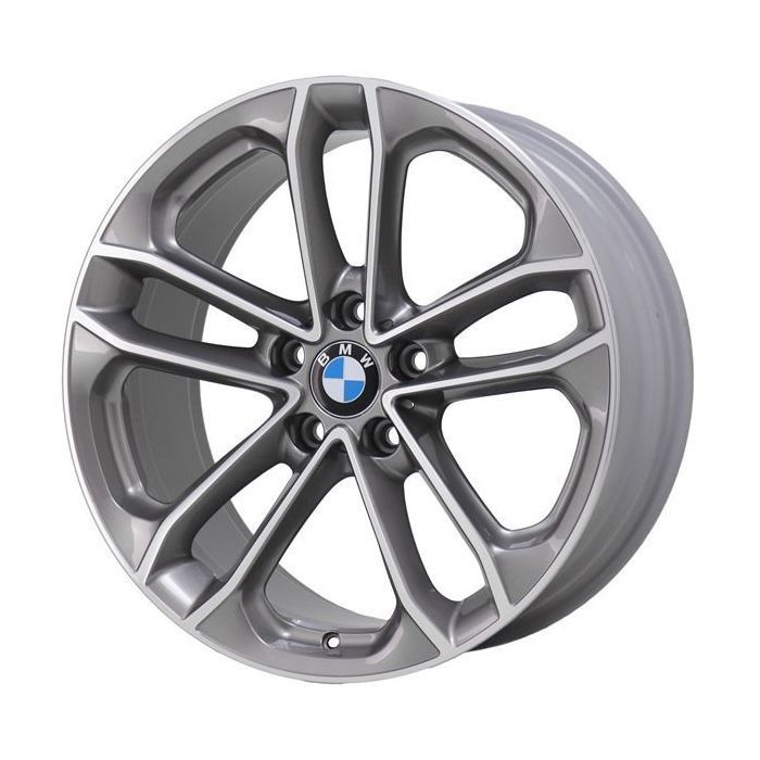 BMW 330i Wheel Rim Machined Grey 86304 (F) Stock Factory OEM Replacement