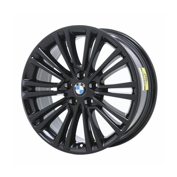 BMW 530e Wheel Rim Gloss Black 86326 Stock Factory OEM Replacement