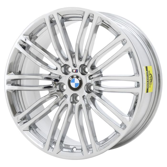 BMW 530e Wheel Rim PVD Bright Chrome 86328 (F) Stock Factory OEM Replacement