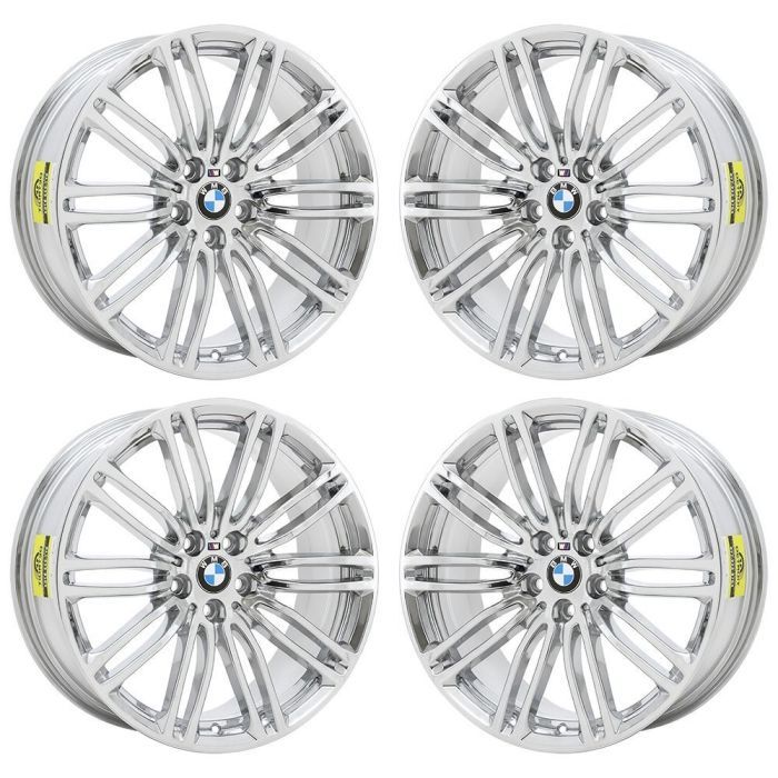 BMW 530e Wheel Rim PVD Bright Chrome 86328 (F) Stock Factory OEM Replacement
