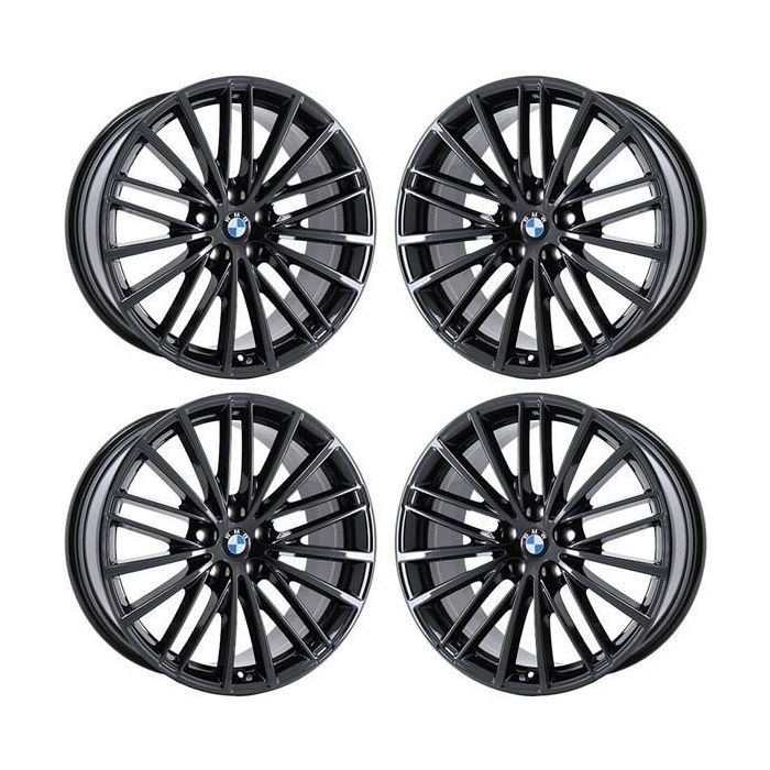 BMW 530e Wheel Rim PVD Black Chrome 86331 (F) Stock Factory OEM Replacement