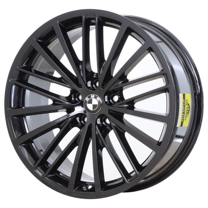 BMW 530e Wheel Rim Gloss Black 86331 (F) Stock Factory OEM Replacement
