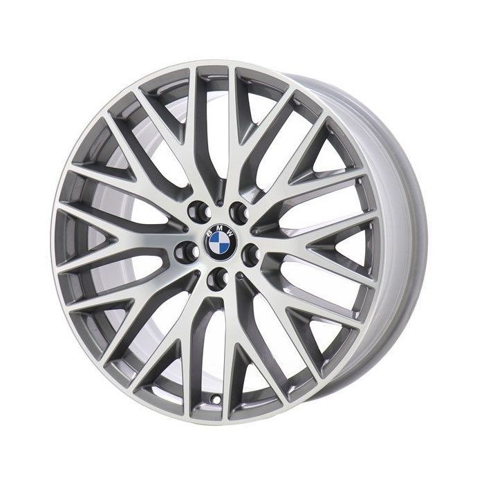 BMW 530i Wheel Rim Machined Grey 86337 (F) Stock Factory OEM Replacement