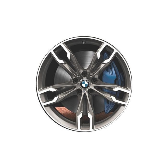 BMW 530e Wheel Rim Machined Grey 86339 (R) Stock Factory OEM Replacement