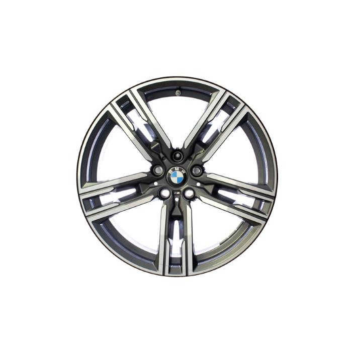 BMW 840i Wheel Rim Machined Grey 86414 Stock Factory OEM Replacement