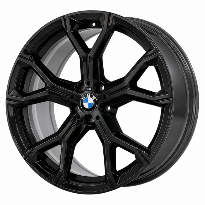 BMW X5 Wheel Rim Gloss Black 86466 (F) Stock Factory OEM Replacement