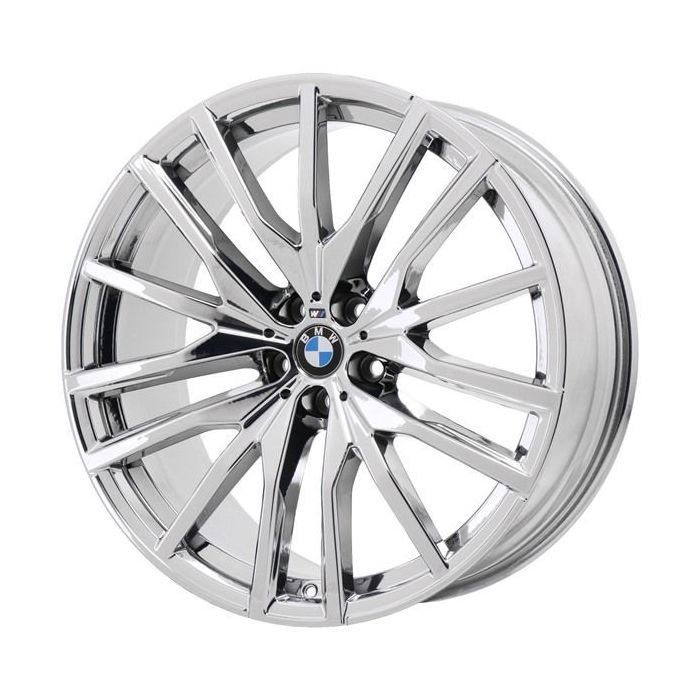 BMW X5 Wheel Rim PVD Bright Chrome 86471 (F) Stock Factory OEM Replacement