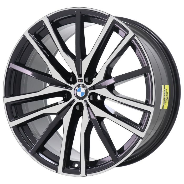 BMW X5 Wheel Rim Machined Black 86471 (F) Stock Factory OEM Replacement