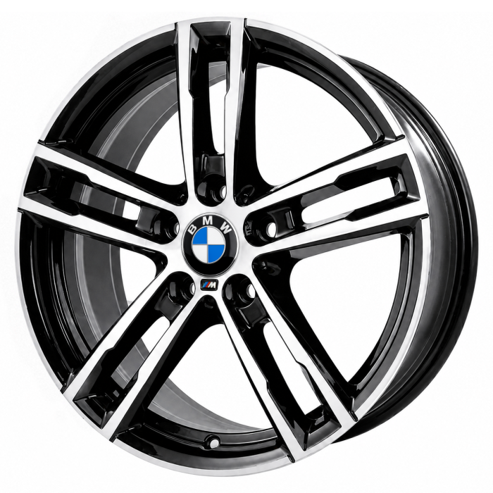 BMW 230i Wheel Rim Machined Black 86512 (F) Stock Factory OEM Replacement