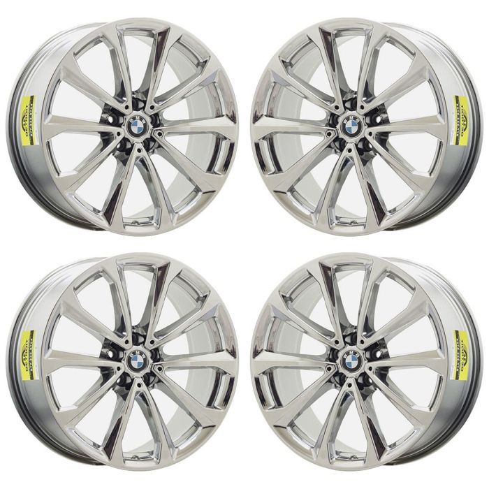 BMW X7 Wheel Rim PVD BRIGHT CHROME 86530 Stock Factory OEM Replacement