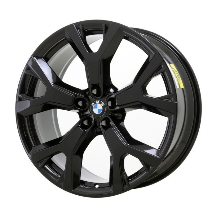 BMW X7 Wheel Rim Gloss Black 86532 Stock Factory OEM Replacement
