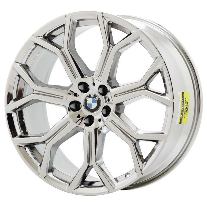 BMW X7 Wheel Rim PVD Bright Chrome 86533 Stock Factory OEM Replacement