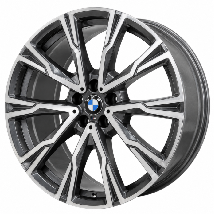 BMW X7 Wheel Rim Machined Grey 86539 (R) Stock Factory OEM Replacement