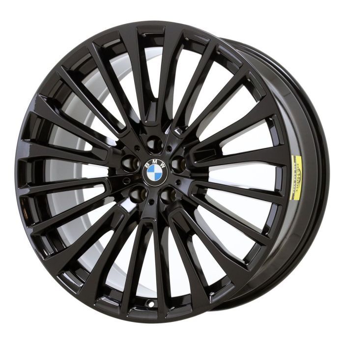 BMW X7 Wheel Rim Gloss Black 86542 (R) Stock Factory OEM Replacement