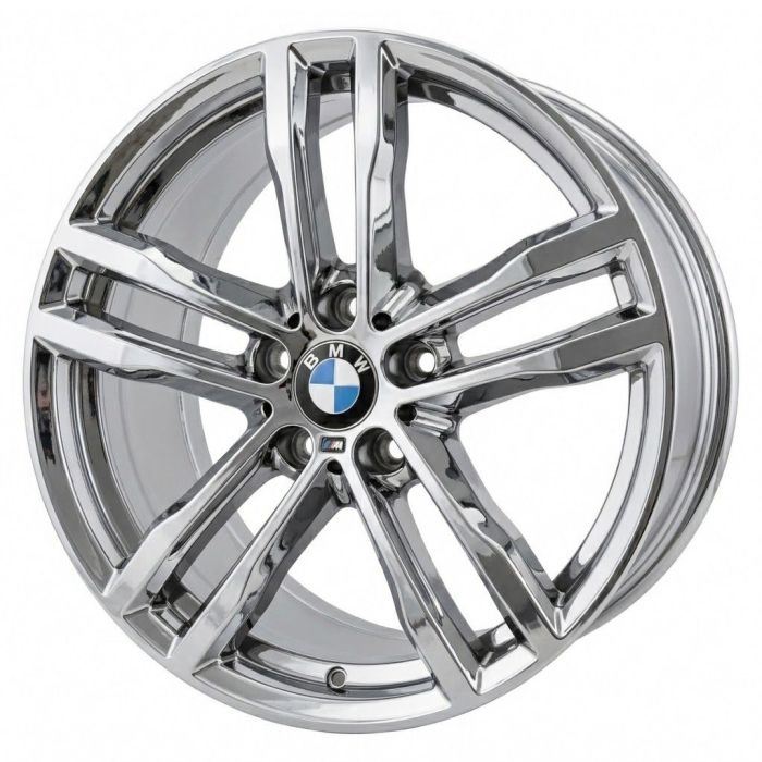 BMW 430i Wheel Rim PVD Bright Chrome 86568 (F) Stock Factory OEM Replacement