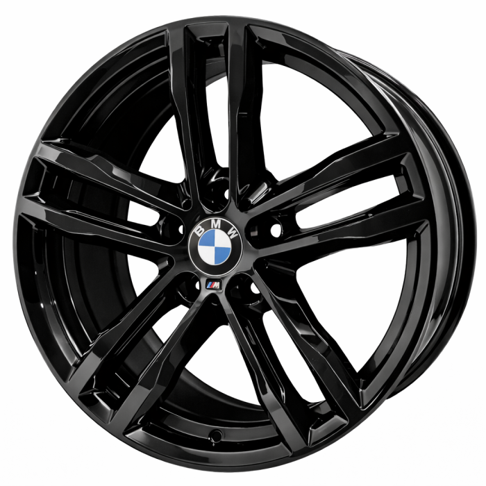 BMW 430i Wheel Rim Gloss Black 86568 (F) Stock Factory OEM Replacement