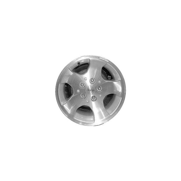Jeep Wrangler Wheel Rim Machined Grey 9024 Stock Factory OEM Replacement