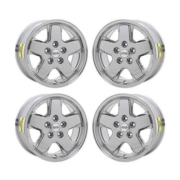Jeep Liberty Wheel Rim PVD Bright Chrome 9038 Stock Factory OEM Replacement