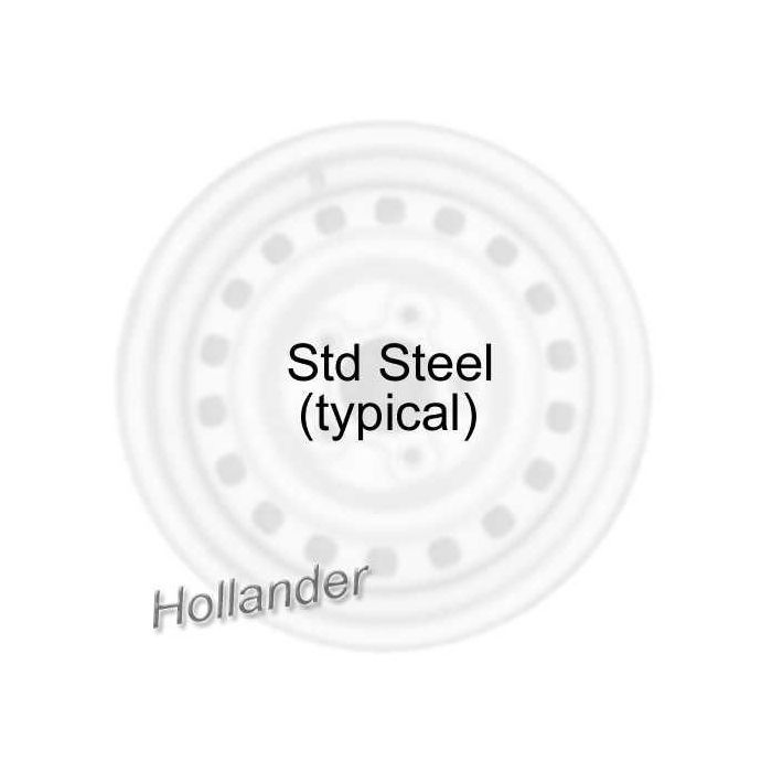 Jeep Wrangler Wheel Rim Silver Steel 9046 Stock Factory OEM Replacement