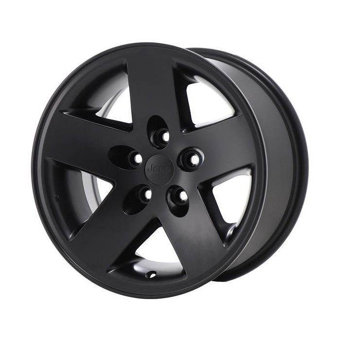 Jeep Wrangler Wheel Rim Satin Black 9047 Stock Factory OEM Replacement