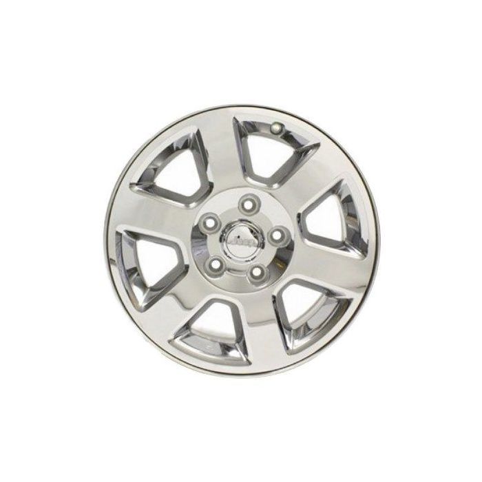 Jeep Commander Wheel Rim Machined Chrome Clad 9066 Stock Factory OEM Replacement