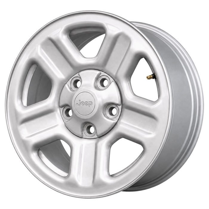Jeep Wrangler Wheel Rim Silver Steel 9072 Stock Factory OEM Replacement