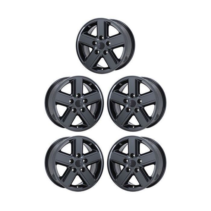 Jeep Wrangler Wheel Rim PVD Black Chrome 9073 Stock Factory OEM Replacement