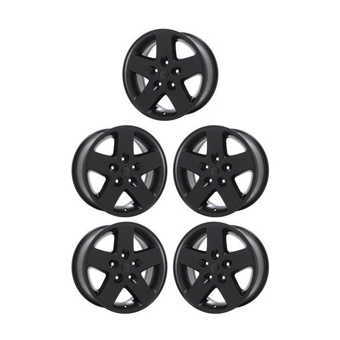 Jeep Wrangler Exchange Wheels Set of 4-Exchange Rims Set of 4 Satin Black 9074