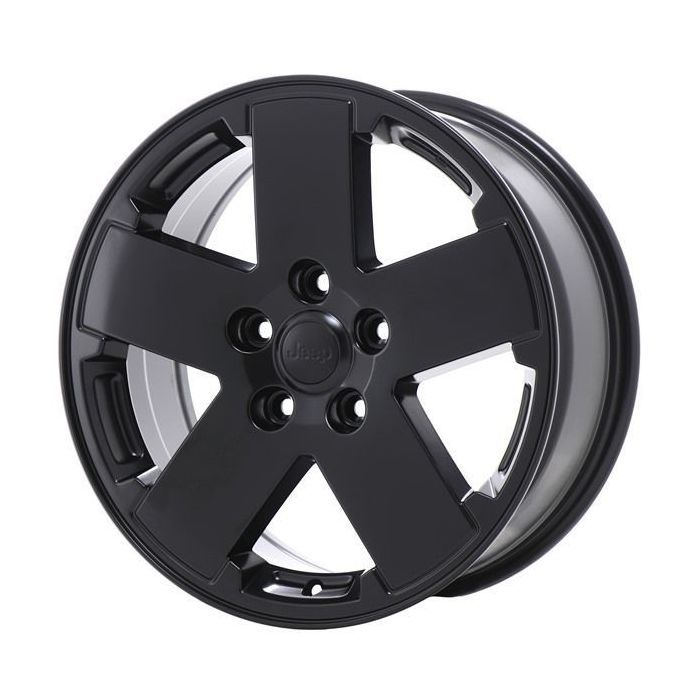 Jeep Wrangler Wheel Rim Satin Black 9076 Stock Factory OEM Replacement