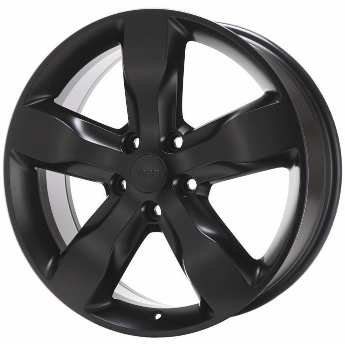 Jeep Grand Cherokee Wheel Rim Satin Black 9107 Stock Factory OEM Replacement