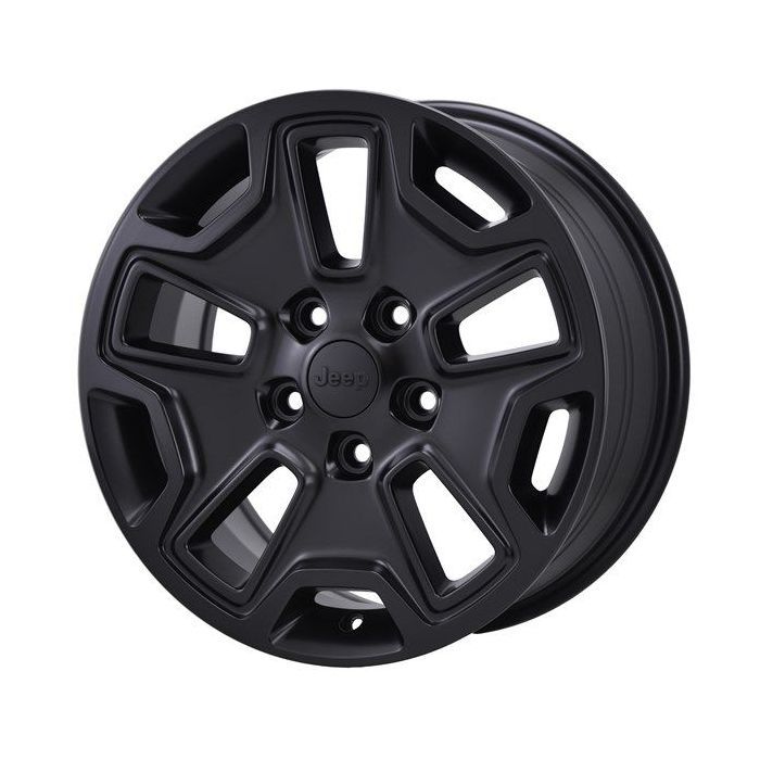 Jeep Wrangler Wheel Rim Satin Black 9118 Stock Factory OEM Replacement
