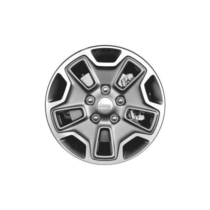 Jeep Wrangler Wheel Rim Machined Grey 9118 Stock Factory OEM Replacement