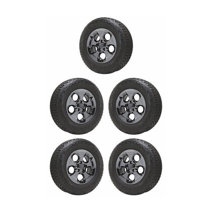 Jeep Wrangler Wheel and Tire Sets-Wheel and Tire Packages-Wheel & Tire Sets-Wheel & Tire Packages-Wheel and Rim Sets-Wheel and Rim Packages-Wheel & Rim Sets -Wheel & Rim Packages PVD Black Chrome 9119
