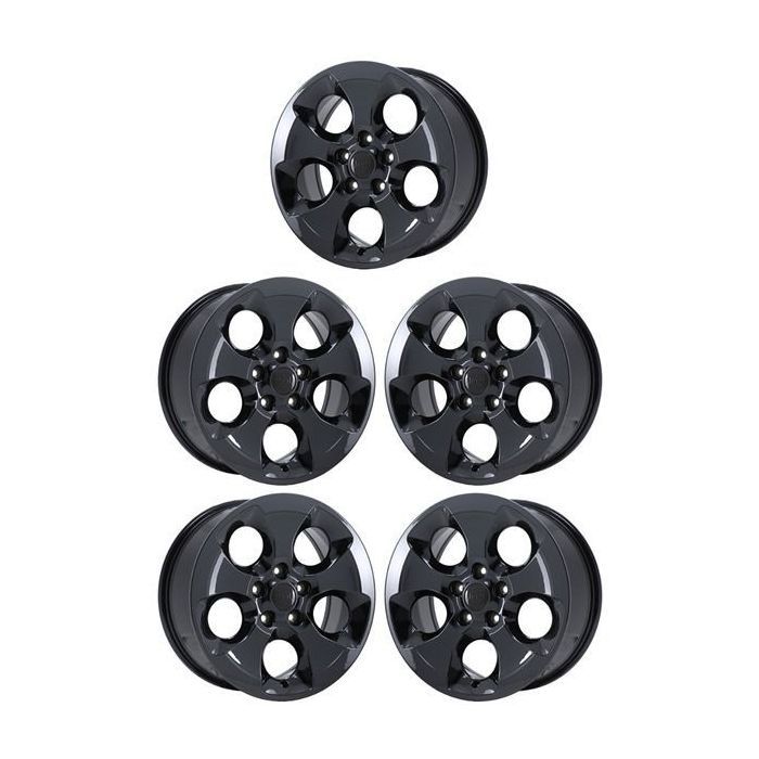 Jeep Wrangler Wheel Rim PVD Black Chrome 9119 Stock Factory OEM Replacement