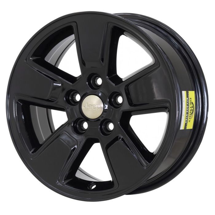 Jeep Compass Wheel Rim Gloss Black 9123 Stock Factory OEM Replacement