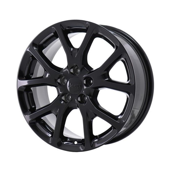 Jeep Cherokee Wheel Rim Gloss Black 9130 Stock Factory OEM Replacement