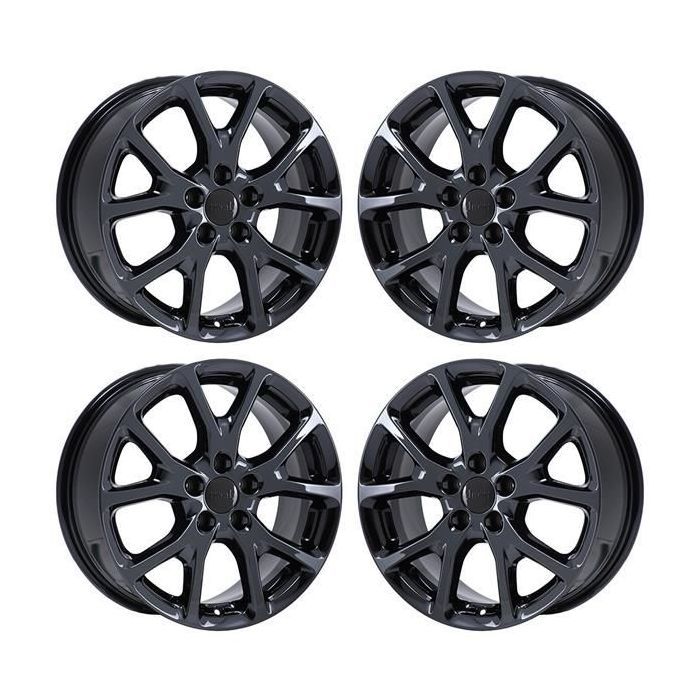Jeep Cherokee Wheel Rim PVD Black Chrome 9130 Stock Factory OEM Replacement