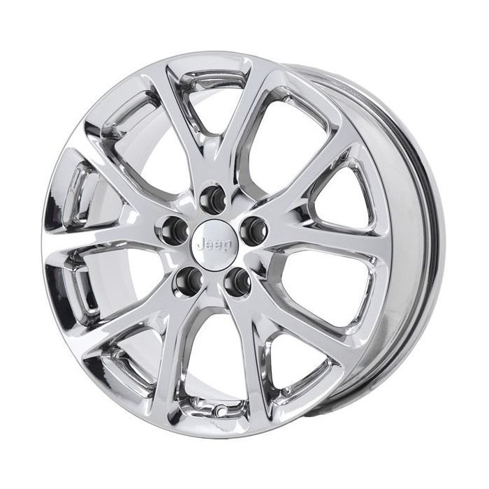 Jeep Cherokee Wheel Rim PVD Bright Chrome 9130 Stock Factory OEM Replacement