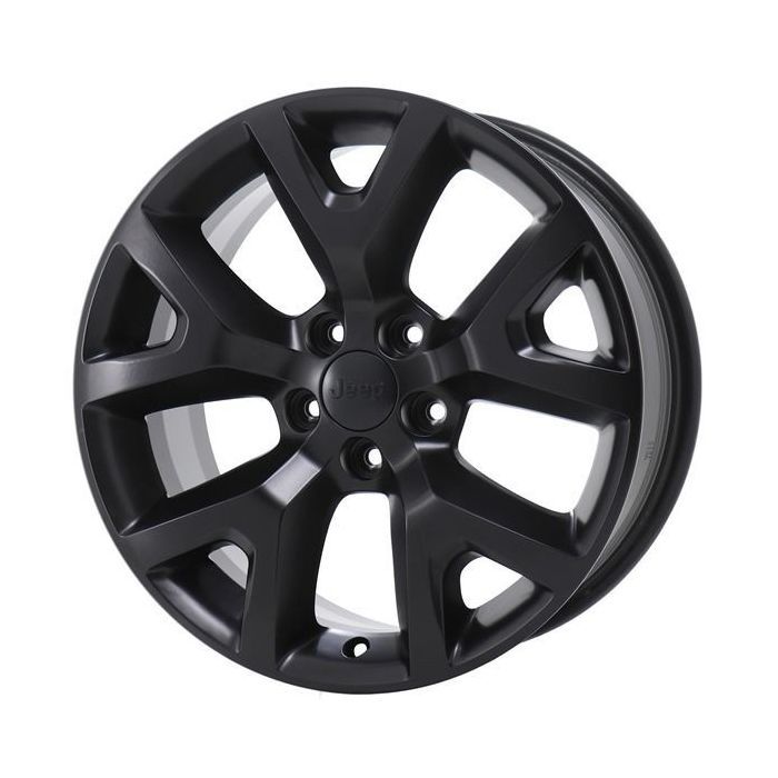 Jeep Cherokee Wheel Rim Satin Black 9131 Stock Factory OEM Replacement