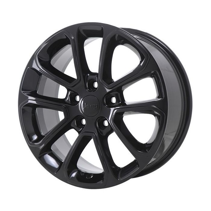 Jeep Grand Cherokee Wheel Rim Gloss Black 9136 Stock Factory OEM Replacement